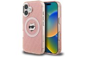 Telefon - Pokrowiec i etui - Karl Lagerfeld IML Choupette Head Logo MagSafe iPhone 16 Case - Pink - 3666339459703