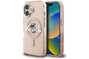 Telefon - Pokrowiec i etui - Karl Lagerfeld IML Choupette Sketch Logo MagSafe iPhone 16 Case - Pink - 3666339461508