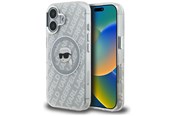 Telefon - Pokrowiec i etui - Karl Lagerfeld IML Karl Head Logo MagSafe Case for iPhone 16 - Gray - 3666339460242