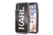 Telefon - Pokrowiec i etui - Karl Lagerfeld Karl Logo Glitter iPhone X/Xs Case - Black - 3700740444047