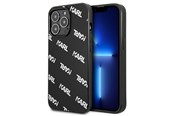 Telefon - Pokrowiec i etui - Karl Lagerfeld Allover Case for iPhone 13 Pro / iPhone 13 - Black - 3666339049706