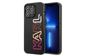 Telefon - Pokrowiec i etui - Karl Lagerfeld Multipink Brand Case for iPhone 13 Pro / iPhone 13 - Black - 3666339049348