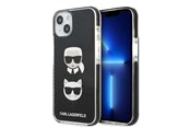 Telefon - Pokrowiec i etui - Karl Lagerfeld Karl&Choupette Head Case for iPhone 13 - Black - 3666339048655