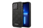 Telefon - Pokrowiec i etui - Karl Lagerfeld Monogram Plaque Case for iPhone 13 Pro Max - Black - 3666339049157