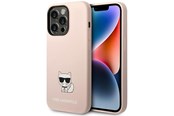 Telefon - Pokrowiec i etui - Karl Lagerfeld KLHCP14LSLCTPI iPhone 14 Pro 6.1 "hardcase light pink / light pink Silicone Choupette Body - 3666339076658