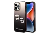Telefon - Pokrowiec i etui - Karl Lagerfeld KLHCP14LTGKCK iPhone 14 Pro 6.1 "hardcase black / black Gradient Ikonik Karl & Choupette - 3666339086428