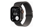 Smartwatch, zegarek i opaska sportowa - Apple Watch Ultra 3 GPS + Cellular 49mm Black Titanium Case with Black Titanium Milanese Loop - Small - MF1N4DH/A