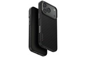 Telefon - Pokrowiec i etui - UNIQ Keva EDGE Magclick Charging Case for iPhone 17 Pro - Black - 8886463696149