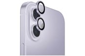 Telefon - szkło ochronne - UNIQ Optix Aluminum Camera Lens Protector Glass for iPhone 17 with Applicator - Purple - 8886463696613