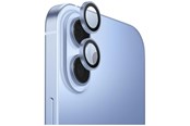 Telefon - szkło ochronne - UNIQ Optix Aluminum Camera Lens Protector Glass for iPhone 17 with Applicator - Blue - 8886463696620