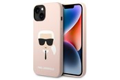 Telefon - Pokrowiec i etui - Karl Lagerfeld KLHCP14MSLKHLP iPhone 14 Plus 6.7 "hardcase pink / pink Silicone Karl's Head - 3666339085452