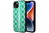 Telefon - Pokrowiec i etui - Karl Lagerfeld KLHCP14SPGKLSKN iPhone 14 6.1 "hardcase green / green Monogram Stripe - 3666339084967