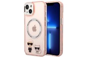 Telefon - Pokrowiec i etui - Karl Lagerfeld KLHMP14MHKCP iPhone 14 Plus 6.7 "hardcase pink / pink Karl & Choupette Aluminum Magsafe - 3666339087333