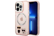 Telefon - Pokrowiec i etui - Karl Lagerfeld KLHMP14XHKCP iPhone 14 Pro Max 6.7 "hardcase pink / pink Karl & Choupette Aluminum Magsafe - 3666339087357