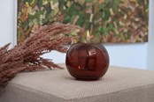 Dekoracje - Tenderflame Globus Candle 10 Amber - TF-600936