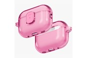 Telefon - Pokrowiec i etui - UNIQ Glase Pro Case for AirPods Pro 3 Lock Case - Clear Pink - 8886463696835