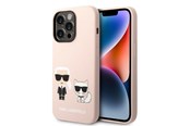 Telefon - Pokrowiec i etui - Karl Lagerfeld KLHMP14LSSKCI iPhone 14 Pro 6.1 "hardcase light pink / light pink Silicone Karl & Choupette Magsafe - 3666339078133