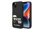 Telefon - Pokrowiec i etui - Karl Lagerfeld KLHMP14MSSKCK iPhone 14 Plus 6.7 "hardcase black / black Liquid Silicone Karl & Choupette Magsafe - 3666339087531