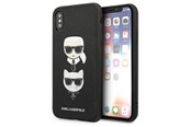 Telefon - Pokrowiec i etui - Karl Lagerfeld Saffiano Karl&Choupette Head case for iPhone XS Max - black - 3666339055011