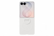 Telefon - Pokrowiec i etui - Samsung Galaxy Z Flip8 Silicone Ring Magnet Case - Cream - EF-EF776CWEGWW