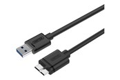 Kabel USB - Unitek Y-C461GBK - USB cable - USB to Micro-USB Type B - 1 m - Y-C461BBK