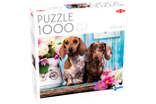Puzzle - Tactic Dashing Dacshunds 1000 pcs - 58314