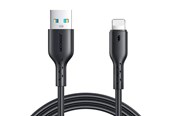 Kabel USB - Joyroom Kabel Flash Charge USB do Lightning SA26-AL3/ 3A / 1m (black) - SA26-AL3