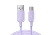 Kabel USB - Joyroom Kabel S-AC027A14 USB do USB C / 3A/ 1,2m (purple) - S-AC027A14 1.2m-Purp