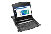 Przelacznik KVM - Tripp Lite Eaton Series NetDirector 8-Port Rackmount Console HDMI KVM Switch 17" LCD IP Remote Access - B030-008-17-IP