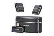 Telefon - Inne akcesoria - TELESIN Bezprzewodowy mikrofon krawatowy + powerbank do telefonów (USB-C) - P5-MCP-01