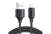 Kabel USB - Joyroom Kabel do USB-A / Lightning / 2.4A / 0.25m S-UL012A9 (black) - S-UL012A9 0.25m LB