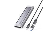 Dysk SSD - ORICO AXM2-G2-V1 M.2 NVME USB-C/USB-A to USB-C 10Gb/s Disk Drive - Gray - AXM2-G2-V1-GY-BP