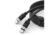 Kabel USB - ORICO CDX 60W 3A Power Delivery USB-C - USB-C 1m Cable - Black - CDX-60CC-BK-BP-HU