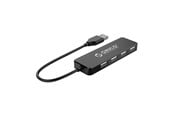 USB hub - ORICO FL01 USB-A Hub Docking Station 4x USB-A 2.0 - Black USB hub - 4 - USB 2.0 - Czarny - FL01-BK-BP-HW-HU