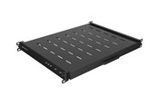 Szafa rack - Lanberg - rack sliding shelf - 445 x 350 mm load capacity up to 35 kg 4-point mounting - 1U - AK-1020-B