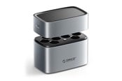 Bateria - ORICO EV8 AA Lithium Battery Charger with Storage Function - Silver - EV8-EP-HU