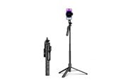 Telefon - Inne akcesoria - ORICO Selfie stick Orico SPM175 tripod 1/4" for phone camera with 360 degree rotation Bluetooth 5.2 - black - SPM175-BK-BP-HU