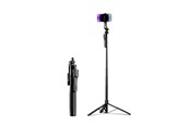 Telefon - Inne akcesoria - ORICO Selfie stick Orico SPM215 tripod 1/4" for phone camera with 360-degree rotation Bluetooth 5.2 - black - SPM215-BK-BP-HU