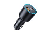 Telefon - Adapter i Ładowarka - ORICO HyperDrive 165W USB-A + 2x USB-C Car Charger - Black - HD-165-1A2C-BK-EP-HU