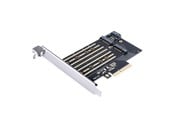 Dysk SSD - ORICO PDM2 PCI-E 3.0 x4 Expansion Card for M.2 NVMe and SATA Drives - Black - PDM2-BP-HU