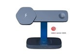 Telefon - Adapter i Ładowarka - Canyon Hexagon 3-w-1 ładowarka bezprzewodowa 15W, ciemnoszary - CNS-WCS310DGBL