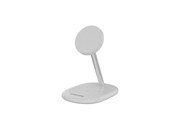 Telefon - Adapter i Ładowarka - Canyon WCS-205 15W Qi2 ładowarka bezprzewodowa, biała - CNS-WCS205WW/A