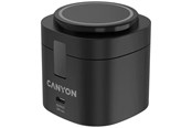 Telefon - Adapter i Ładowarka - Canyon WCS-205 Qi2 15W 2-w-1 ładowarka bezprzewodowa, czarna - CNS-WCS405BW/A