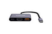 USB hub - Canyon DS-4 3-w-1 hub USB-C 4K HDMI, szary USB hub - 3 - Szary - CNS-TDS4