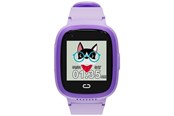 Smartwatch, zegarek i opaska sportowa - Canyon Sunny KW-48 Smartwatch dla dzieci 4G GPS, Lilla - CNE-KW48VL
