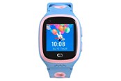 Smartwatch, zegarek i opaska sportowa - Canyon Zefir KW-49 4G GPS zegarek dziecięcy, różowy/niebieski - CNE-KW49PB