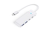 USB hub - ORICO PAPW2AC-C3 USB Hub 4-port 2x USB-A 3.0 1x USB-C 3.0 with USB-C PD 100W charging 0.15m - white USB hub - 4 - USB 3.0 - Biały - PAPW2AC-C3-015-WH-EP