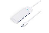 USB hub - ORICO PAPW4A-U3 USB Hub 4-port 4x USB-A 3.0 1 m - white USB hub - 4 - USB 3.0 - Biały - PAPW4A-U3-10-WH-EP