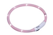 Psy - Nobby LED halsbånd Puppy pink Ø 45 cm - L77032