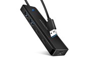 USB hub - AXAGON HUE-C2A hub interfejsu USB hub - 4 - Czarny - HUE-C2A